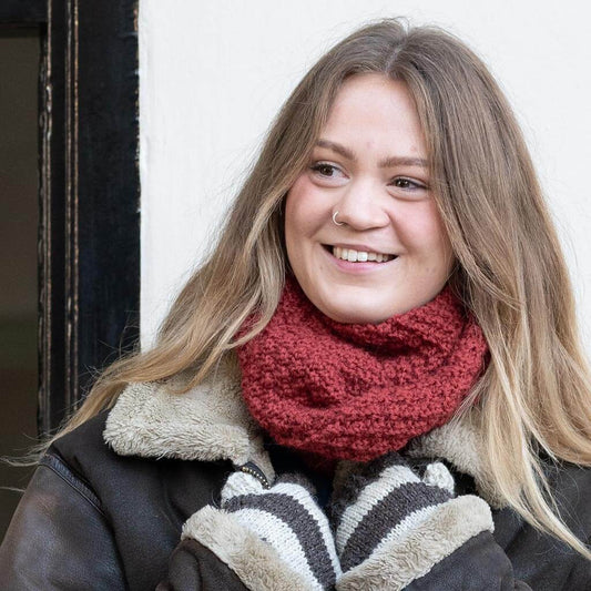 Scarf, wool scarf, ladies snood