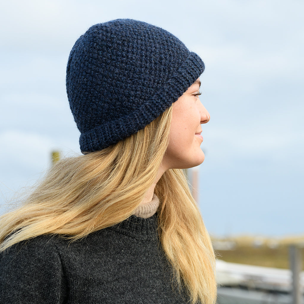Moss Stitch Hat