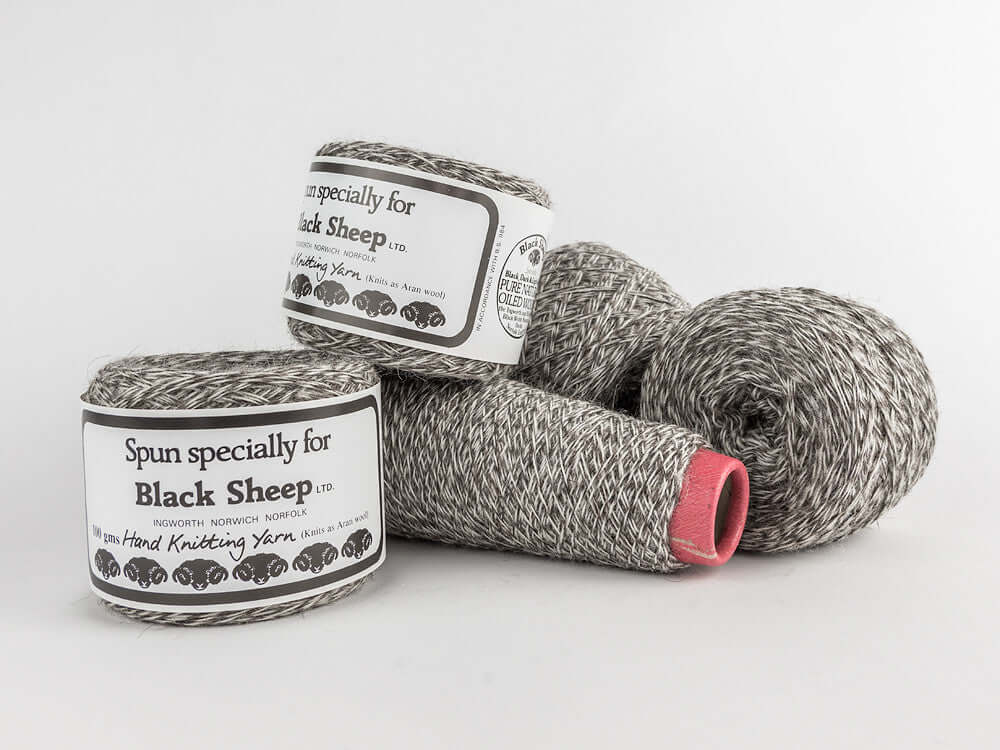 British wool,Black Sheep Knitwear Natural Twist undyed yarn