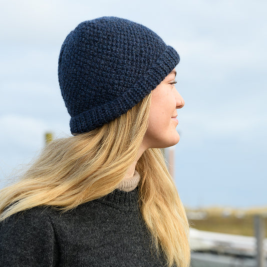 Moss Stitch Hat