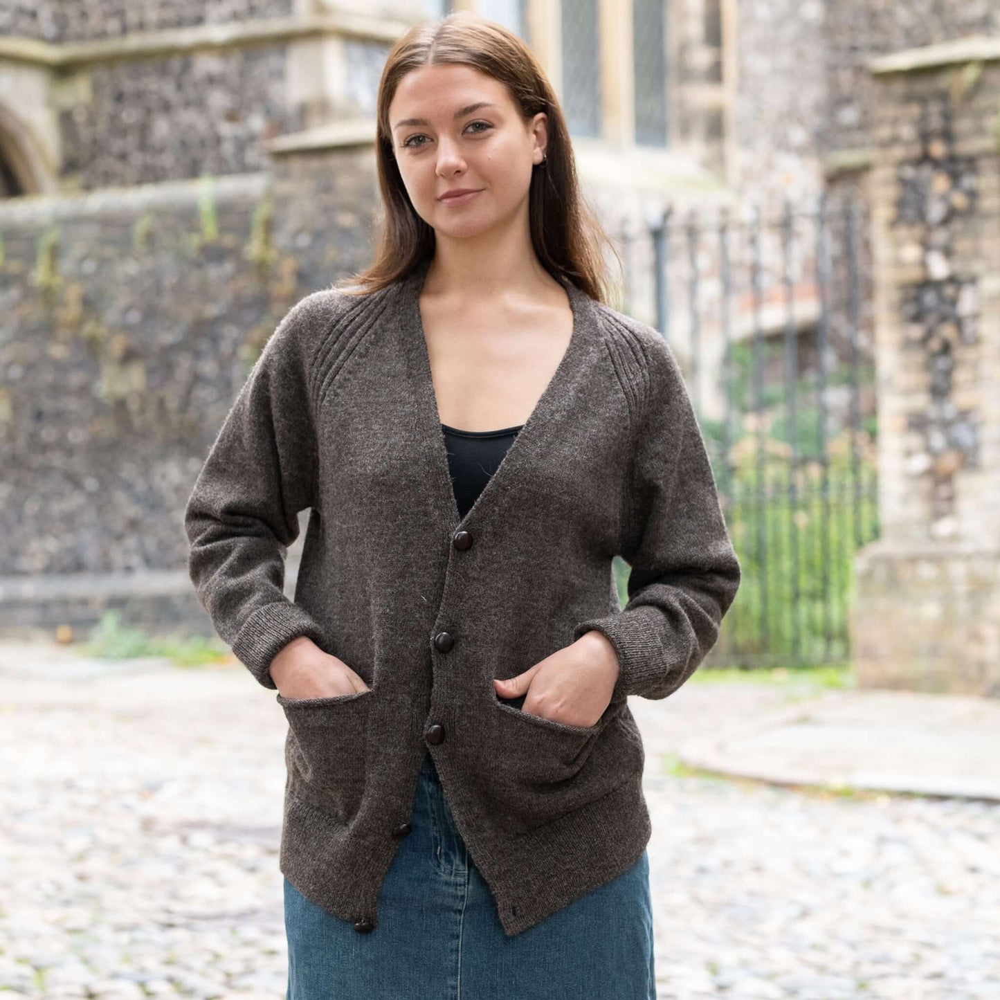 Classical V neck Cardigan