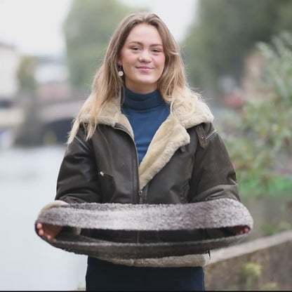 How to wear our boucle snood