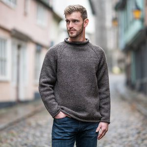 Smuggler roll neck sweater – Black Sheep Knitwear